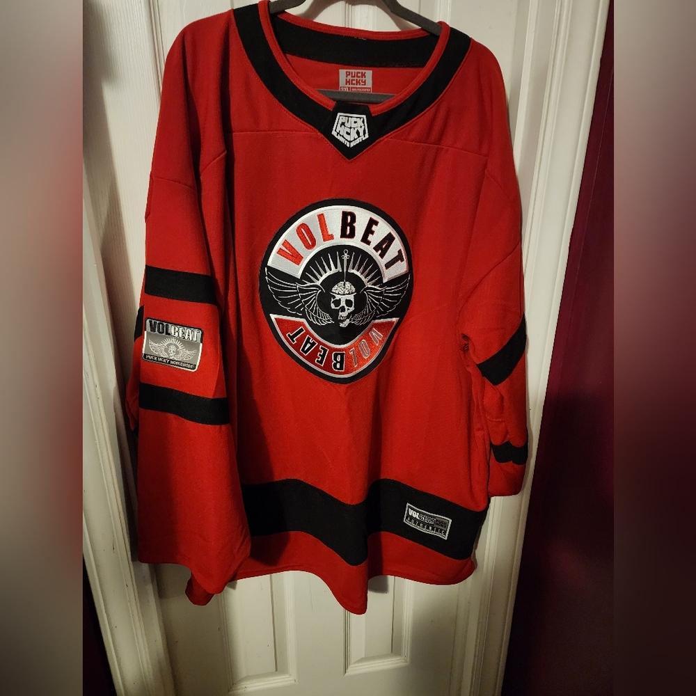 PUCK HCKY Volbeat collectors hockey jersey size 3X
